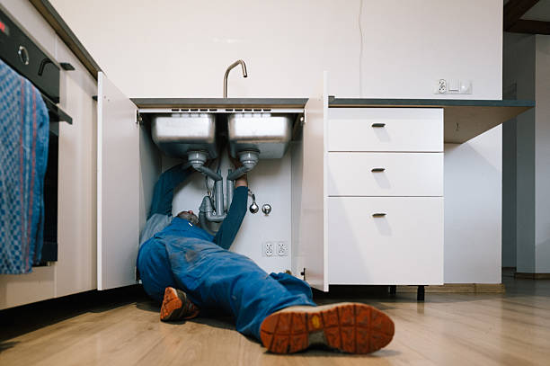 Professional Drain Cleaning technician working in Kouts, IN